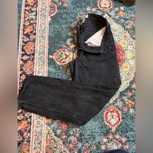 Size 10 black vintage London jeans.